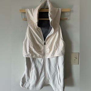 ✨ Lululemon Cream Sleeveless Zip Vest | Size 8 | Lightweight Athleisure ✨